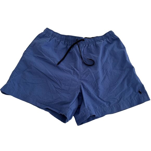 Polo Ralph Lauren Lined Swim Trunks Men's Size XL Pockets Blue Swim Surf - Picture 1 of 4